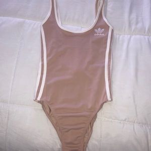 Adidas beige body suit